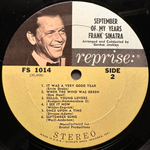 Frank Sinatra - September Of My Years (США 1965г.)