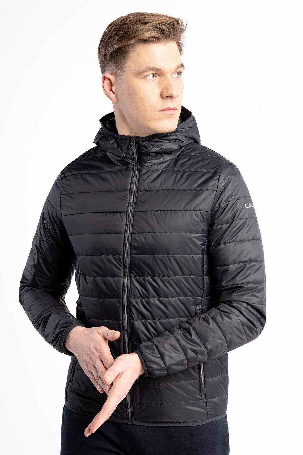 Куртка CMP Man  Jacket Fix Hood , артикул 32Z7247, цвет Antracite (U423)