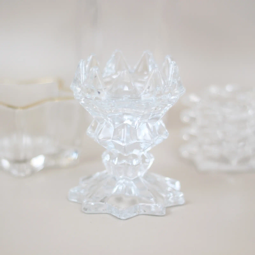 Подсвечник «Глория» 7*10,5 см, Белый