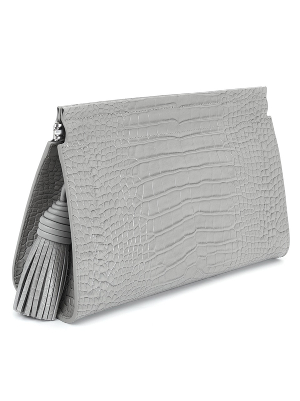 Клатч VERONA серого цвета