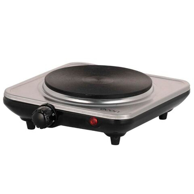 Плита электрическая Econ, ECO-135HP, 1000 Вт, 1 конф, диск, эмаль, механ, пер повор, чер