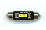 Светодиодная автомобильная LED лампа Sariti SJ-2835-3SMD 41mm,Белый,Не полярная,12V