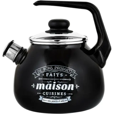 Чайник эмалированный 3л со свистком «Maison» Appetite