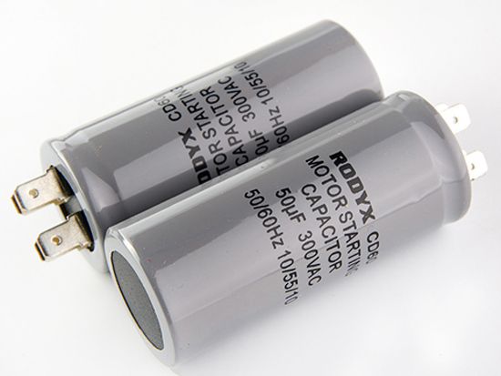 Пусковой конденсатор 50мкФ 300в клеммы / CD-60 / RODYX
