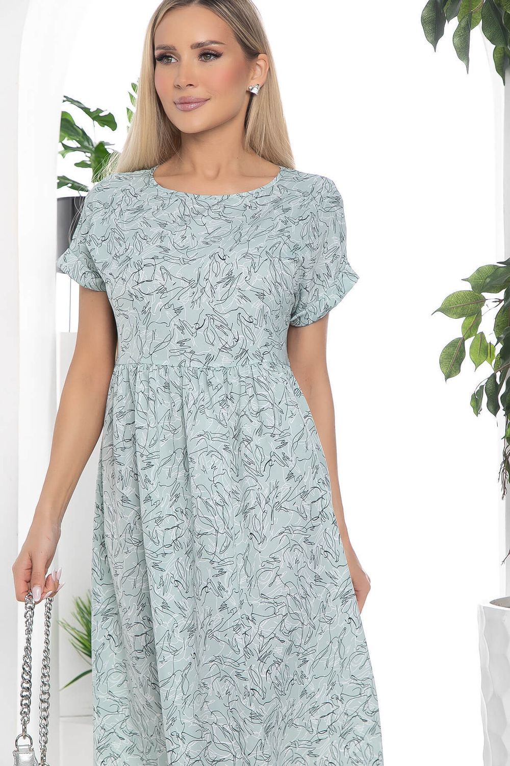 Платье Амината мятное П10211 LT Collection (Акция)