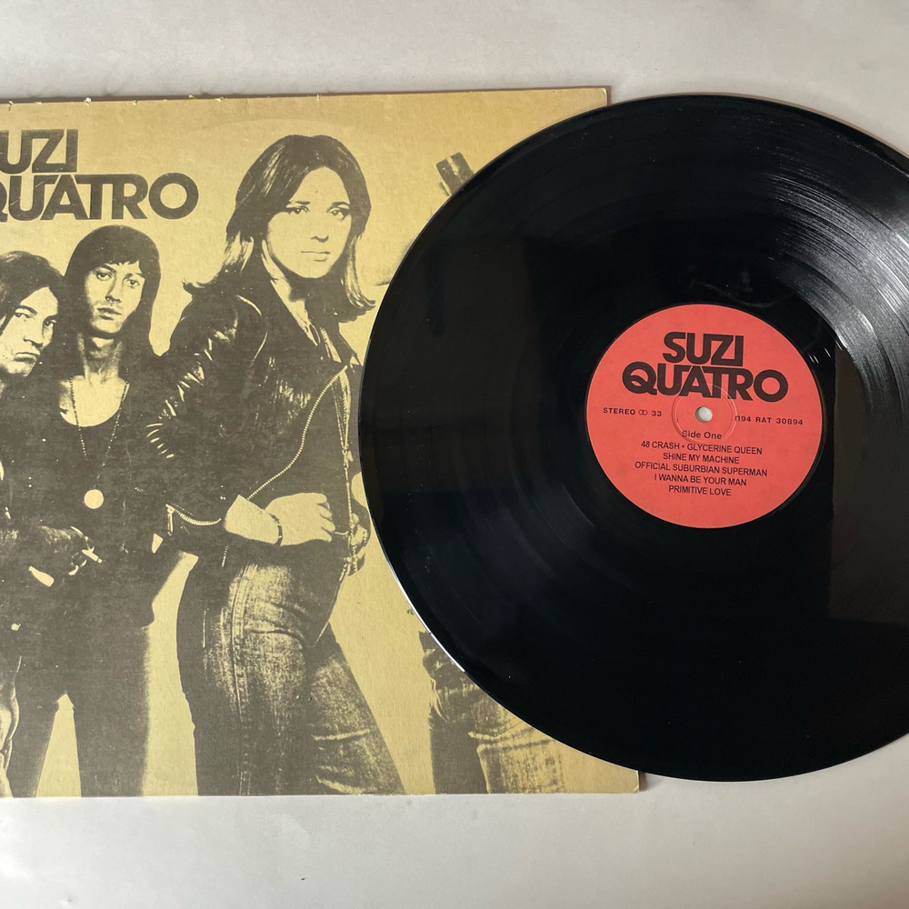 Винтажная виниловая пластинка LP Suzi Quatro 48 Crash (Россия 1994)