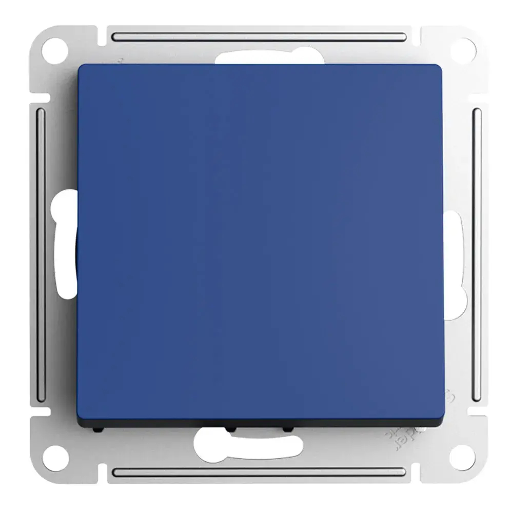 ATLASDESIGN 1-клавишный ПЕРЕКРЕСТНЫЙ ПЕРЕКЛЮЧАТЕЛЬ, сх.7, 10АХ, механизм, АКВАМАРИН