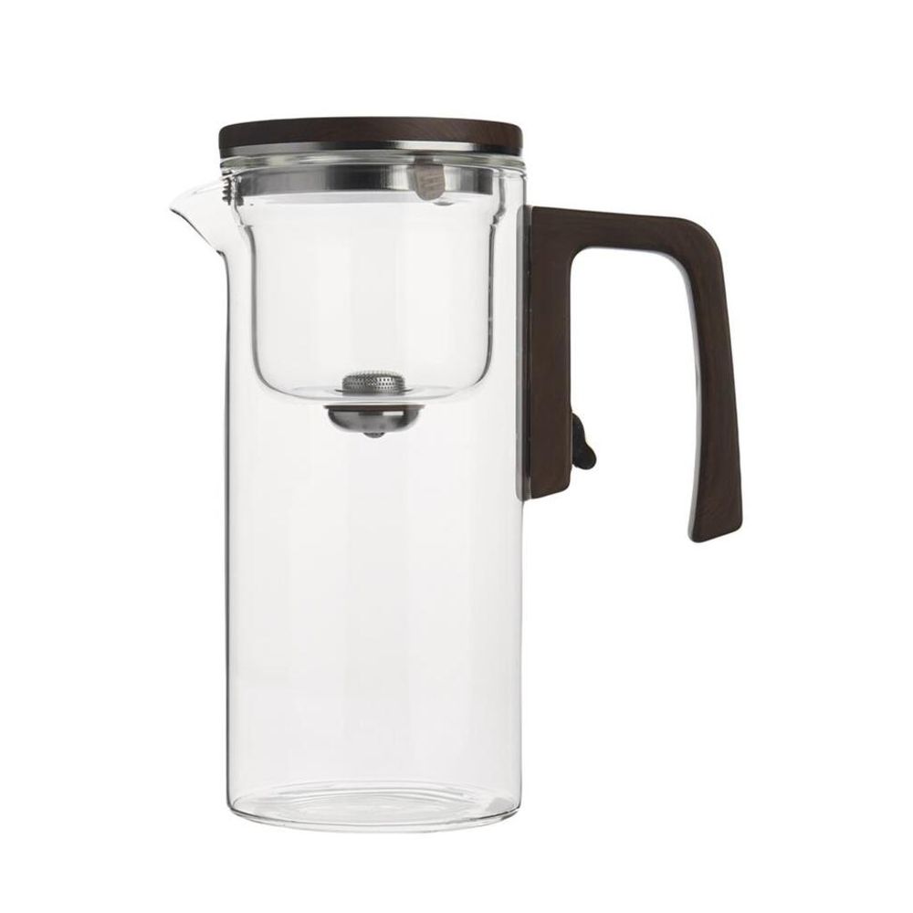 Чайник 650 мл с фильтром типод Гунфу d 8,7 см h19,5 см курковый магнитный слив термостекло Barbossa