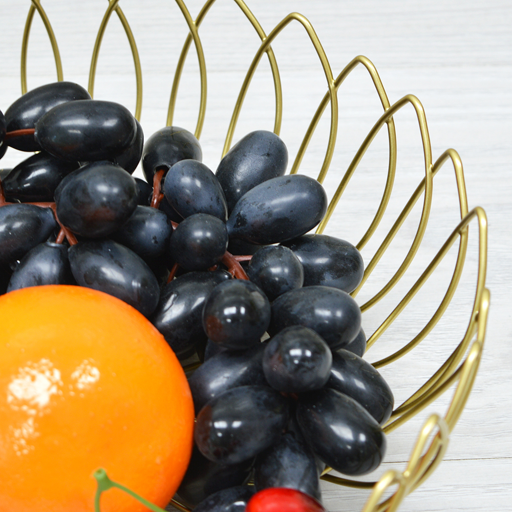 Фруктовница 27см металлическая, 401-058