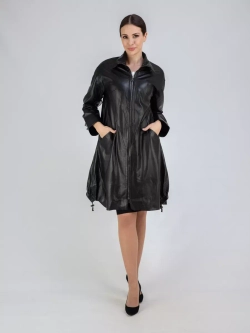 Плащ кожаный натуральный