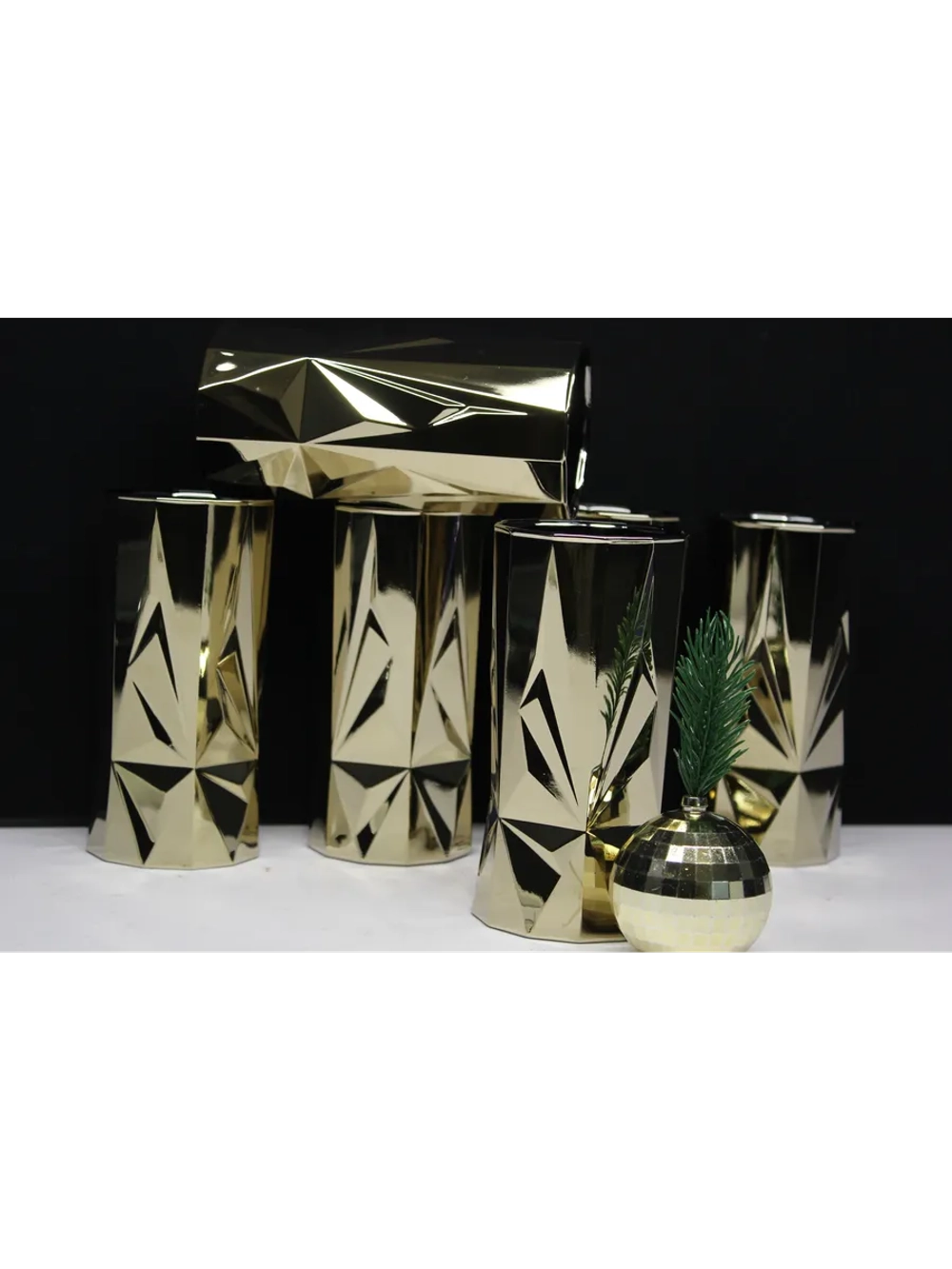 Набор высоких стаканов для напитков 6шт.