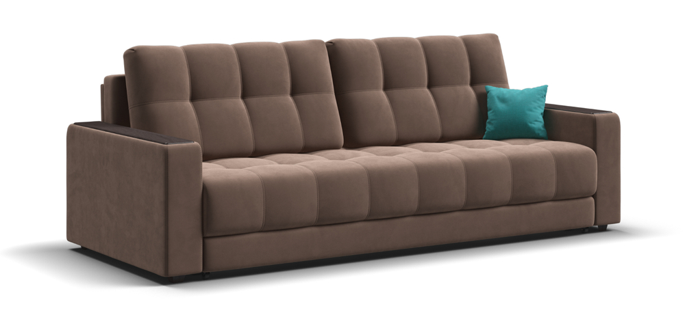 Диван Босс Велюр Монолит мокко