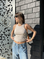 Майка в рубчик