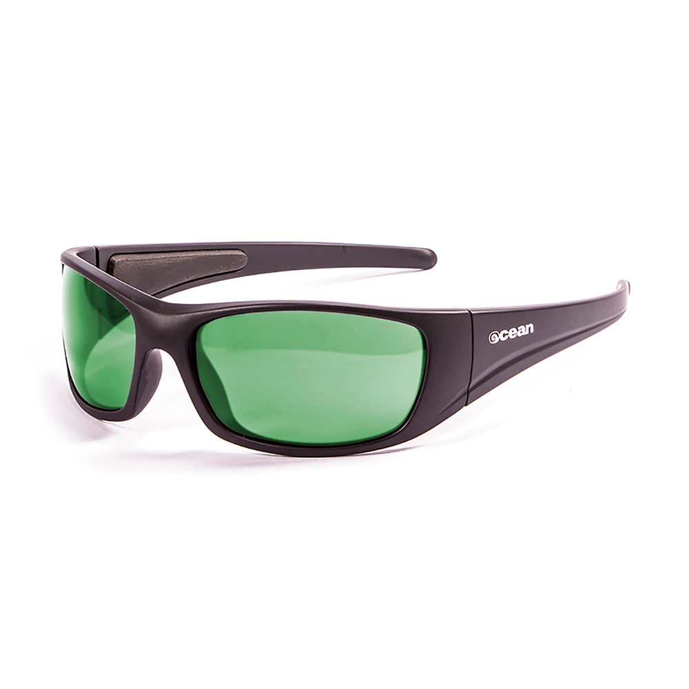 Спортивные очки OCEAN Bermuda Matt Black / Revo Green Polarized lenses