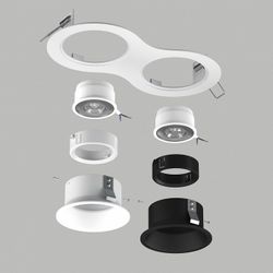 Встраиваемый светильник Lightstar Domino D6260607WBMOD