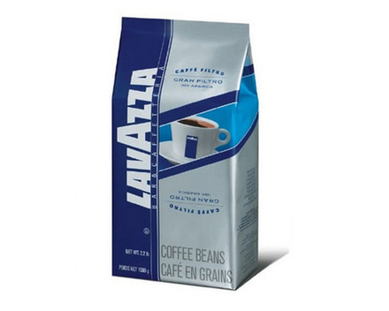 Кофе в зернах LavAzza Gran Filtro, 1 кг (Лавацца)