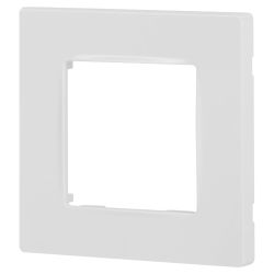 Рамка для розеток и выключателей ЭРА Серия 12 12-5201-01 на 1 пост, Классик, белый