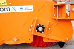 Щетка дорожная на погрузчик, с прибордюрной щеткой - EXPERT 2500