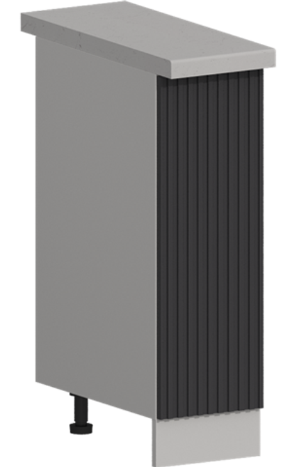 Кухня Модуль ШН 250 Белый / Лайт Грей