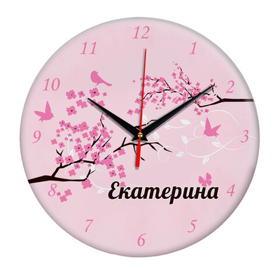 Часы именной подарок "Екатерина" Декор для дома, подарок