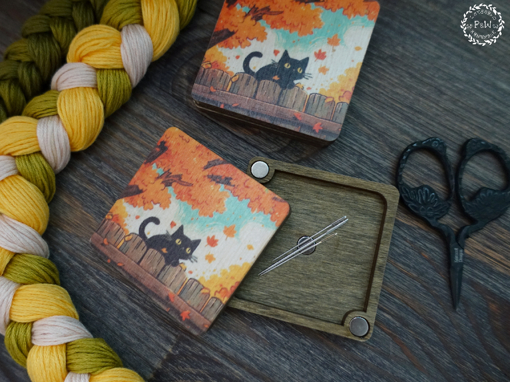 Игольница "Cute Halloween" с котиком
