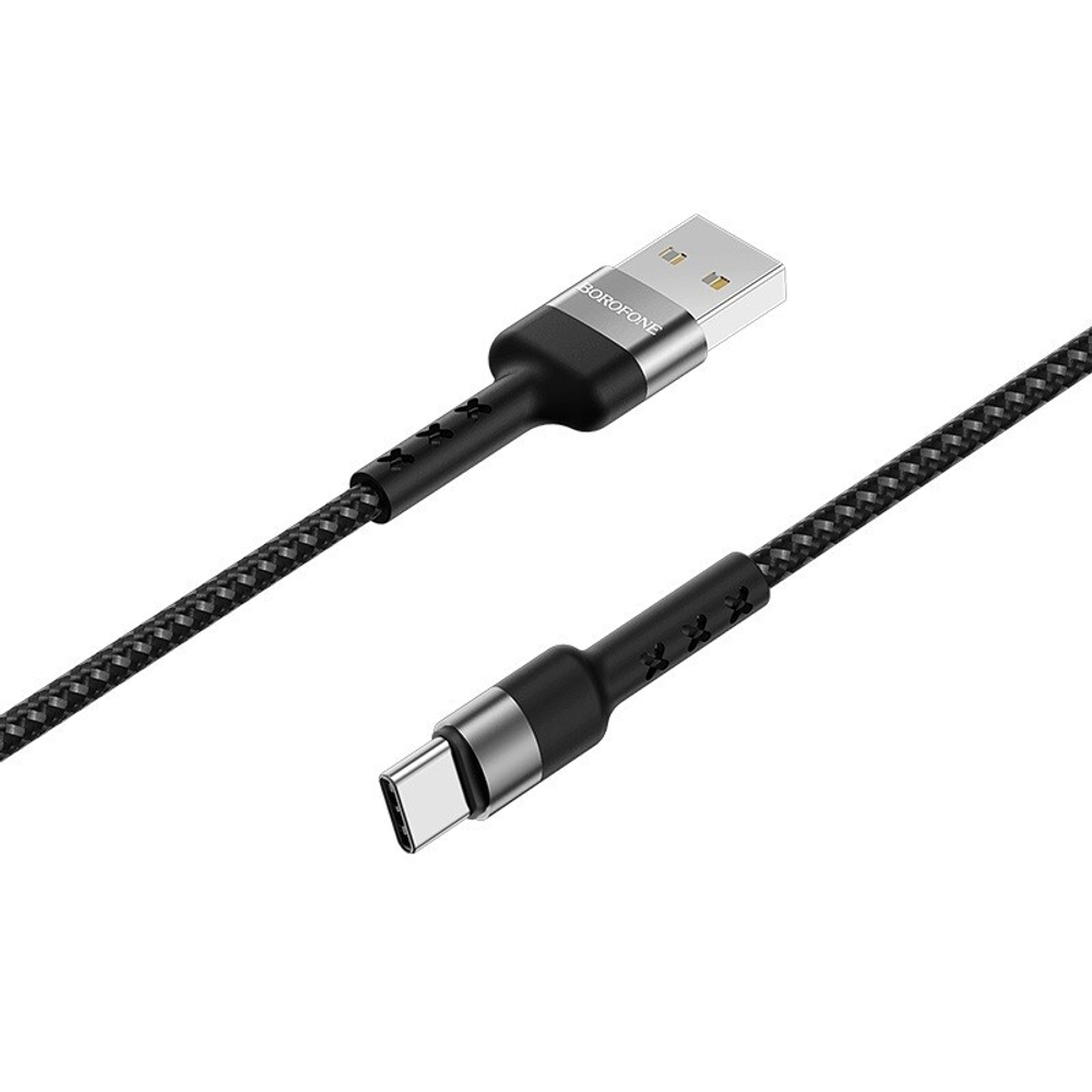 Кабель USB - TypeC BOROFONE BX34 (черный) 1м