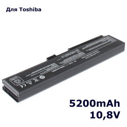 Аккумулятор iBatt 5200mAh, для Satellite C660 C660D C650 L750 U400 L755D-A1K C660-1WT U500 L775-A1W C670-14K