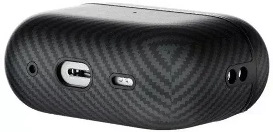 Чехол PITAKA MagEZ Case для AirPods Pro 2 черно-серый кевлар