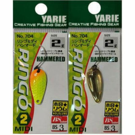 Колеблющаяся блесна Yarie №704 Ringo Midi 2 Hammered, 2 гр, BS-3