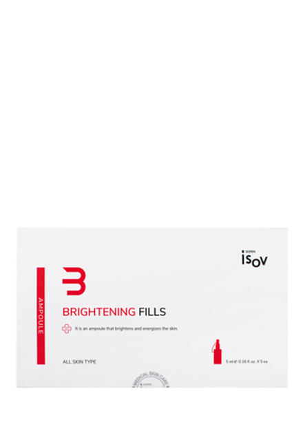 Isov Sorex Brightening Fills Ampoule Увлажняющая cыворотка для лица против пигментации