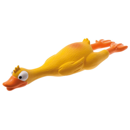 ZOOONE Игрушка латексная для собак "Утка большая", 24 см