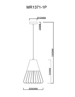 Подвесной светильник MyFar Hill MR1371-1P