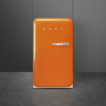 Мини холодильник оранжевый с морозилкой Smeg FAB10LOR5