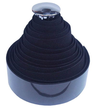 Обмотка руля черная, 200х3см.VLT-1001-11