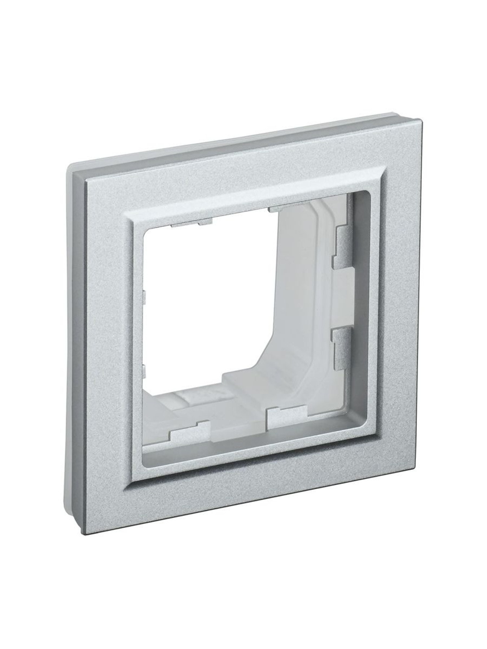Рамка 1-м IP44 BRITE РУ-1-БрА-44 алюм. IEK BR-M12-44-K47