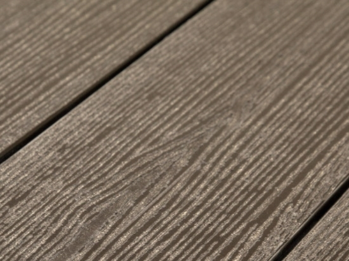 Террасная доска SW Abies (R) - радиальный распил. Цвет темно-коричневый.