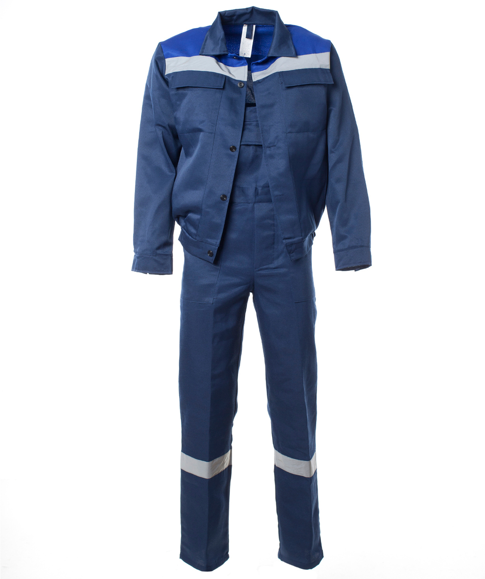 Костюм СТАНДАРТ-2 с СОП куртка, ПК, т.синий/ вас (44-46) 170-176