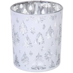 Подсвечник «Сказочная метель» 8,5*10 см, Белый