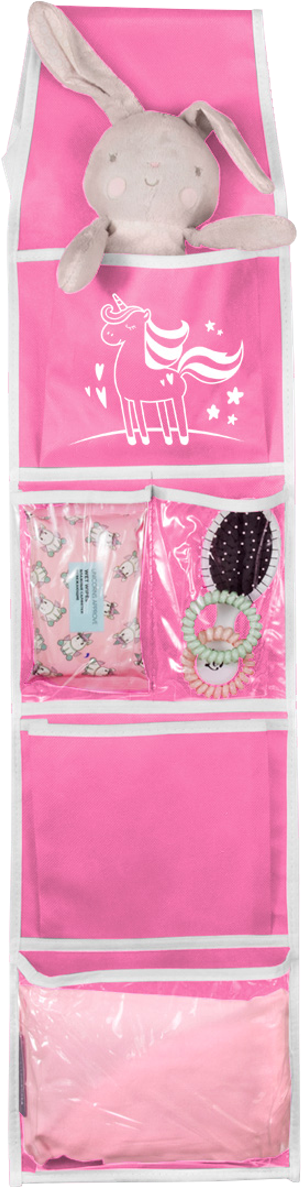 Кармашки для детского сада на резинке. Единорог