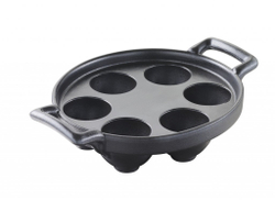 Блюдо для улиток 14x14см Revol Belle Cuisine черное