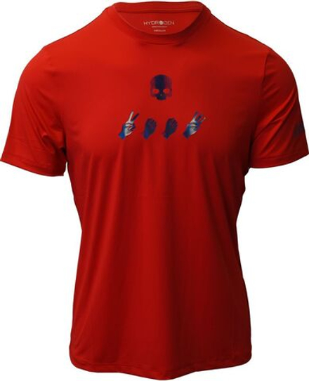 Теннисная футболка Hydrogen Tech T-Shirt - red