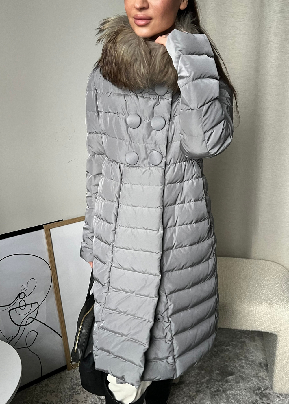 Пуховое пальто Moncler, XS