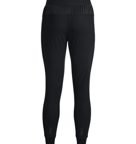 Женские теннисные брюки Under Armour Qualifier Run 2.0 Pants - black/reflective