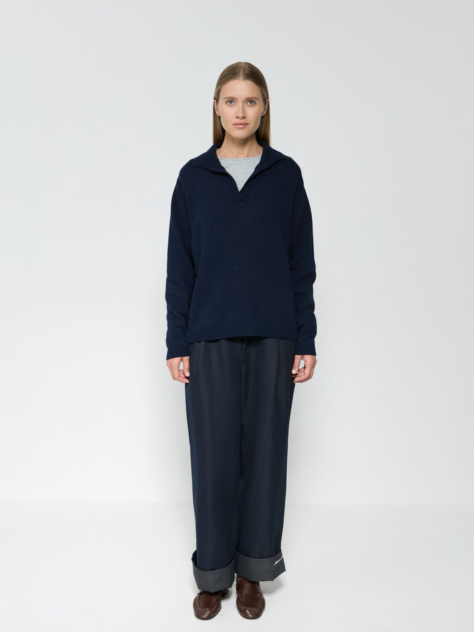 Поло из смесового кашемира