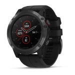 Смарт-часы Garmin Fenix 5X Plus Sapphire, черный, 010-01989-11