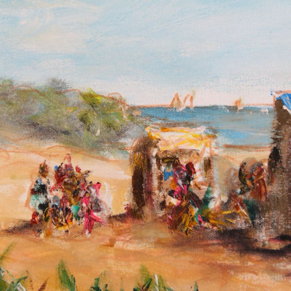 Картина: «Пляж» («Badestrand»)