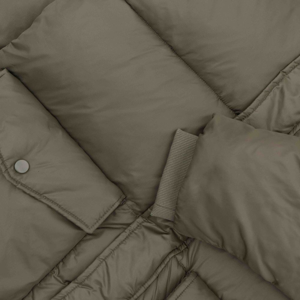 Пуховик Меч FW24 Puffer Long темный хаки