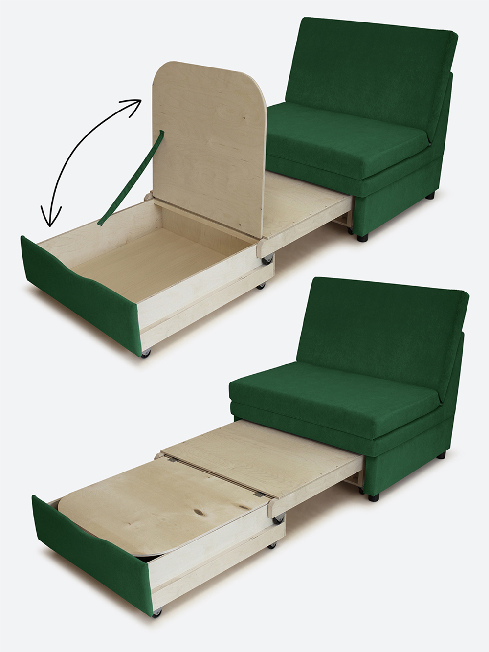 Кресло-кровать "Экономик" 90 см