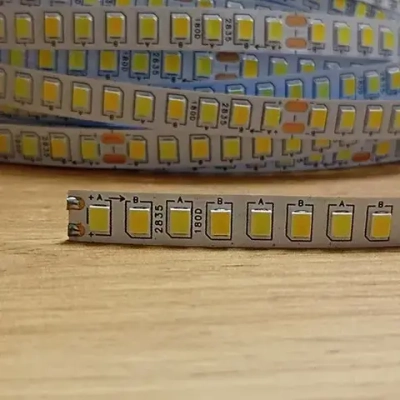 светодиодная лента для люстры 5м двух цветная / два контакта