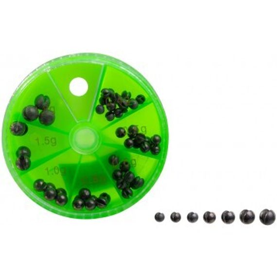 Набор грузил из мягкого свинца (60 гр, 7 видов) (PR-NG-60-7)